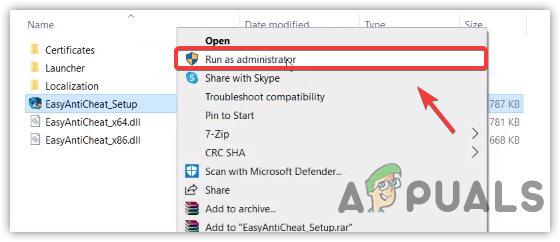Run Anti-Cheat in Administrator Mode