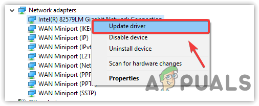 Select Update Driver