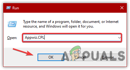 Type the Command to Navigate Programs and Features