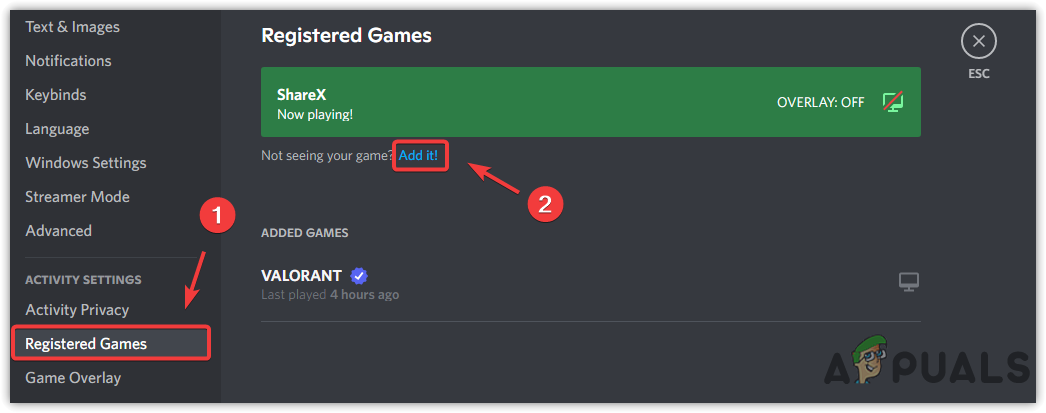 Adding Application to Game Activity