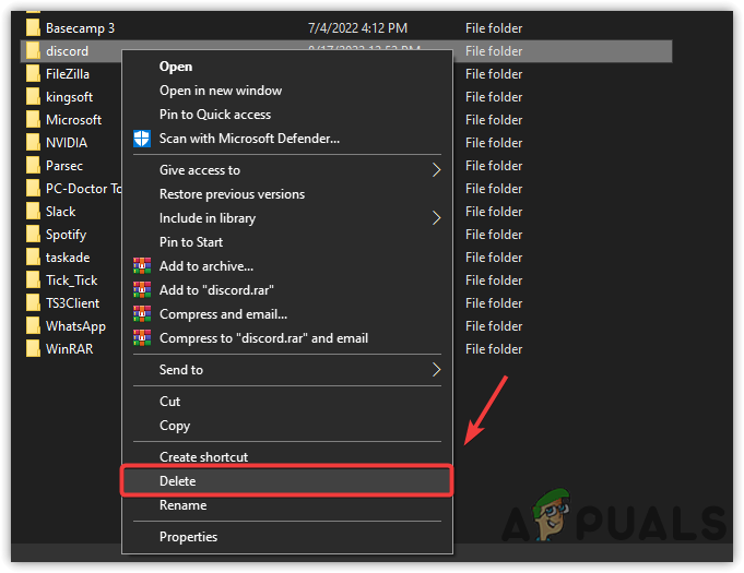 Clearing Discord's Cache