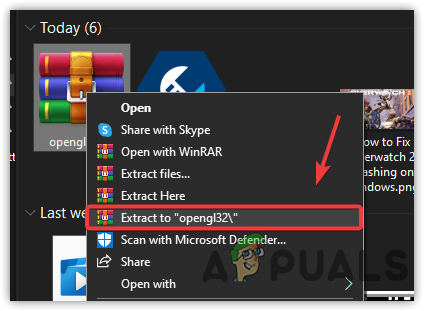 Extracting DLL Zip Folder