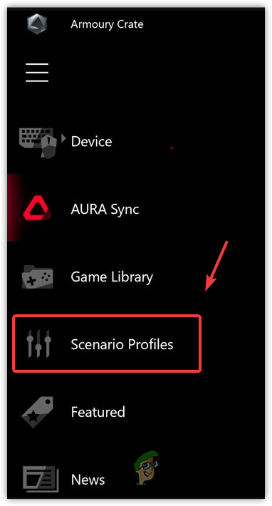 Go to Scenario Profiles