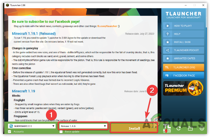 Installing Previous Version Of Minecraft
