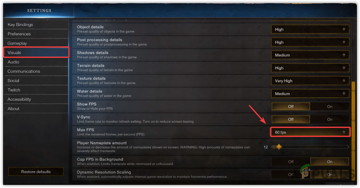 Locking FPS To 60 FPS