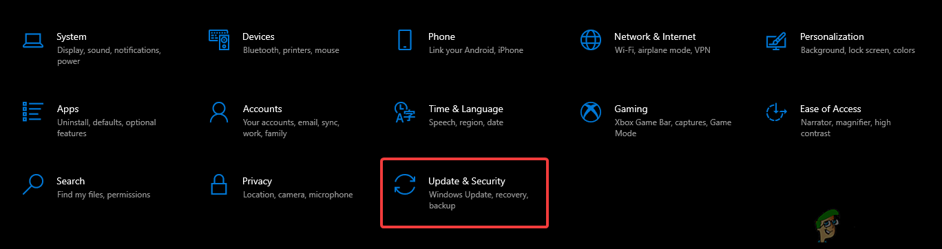 Opening Update and security option