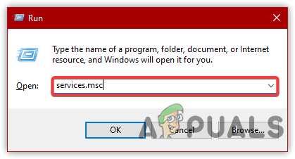 Go to Services Window