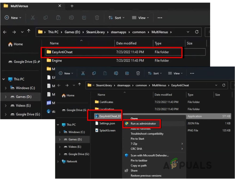 Repair Easy Anti-Cheat Software