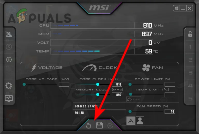 Reset Overclock Settings