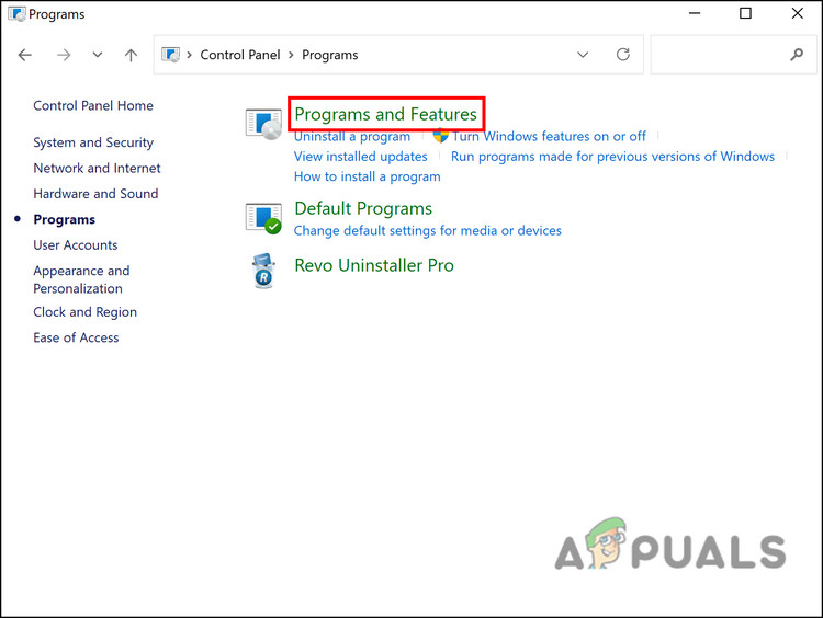 programs-and-features-outlook