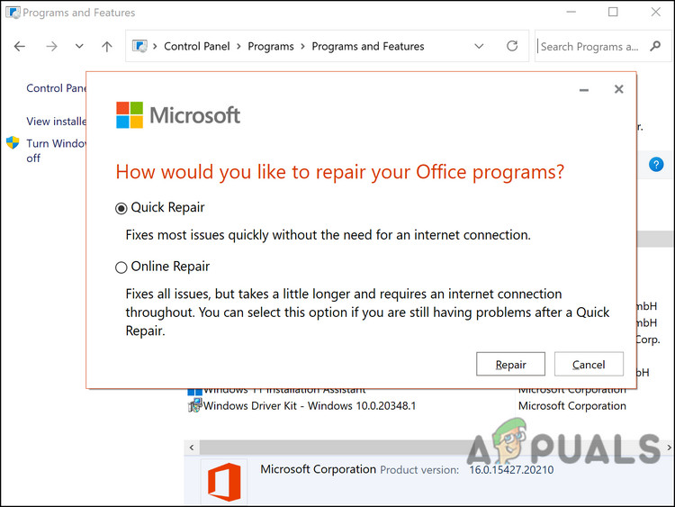 quick-repair-online-repair-outlook