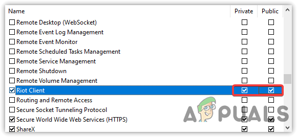 Allowing Game Private and Public Network