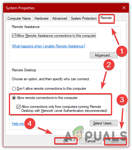 Allowing Remote Connection