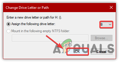 Changing Drive Letter