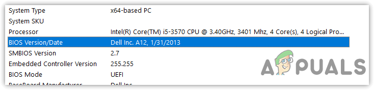 Checking Bios Version