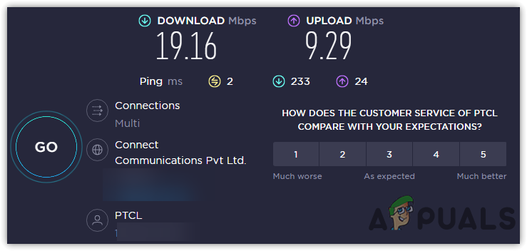 Checking Internet Speed