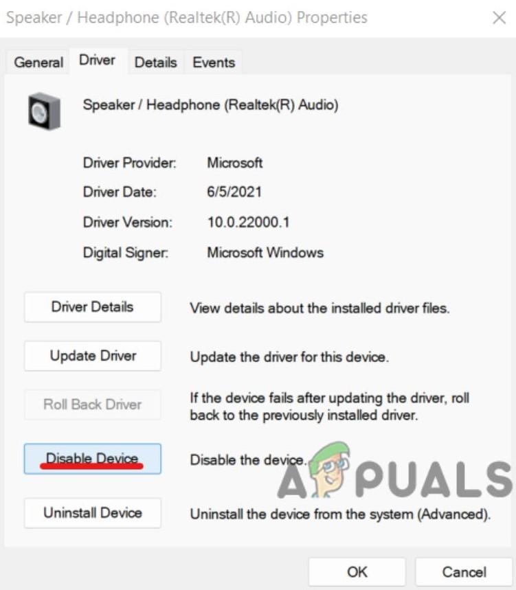 Fix Error ID 56 by Disabling Unused Audio Device
