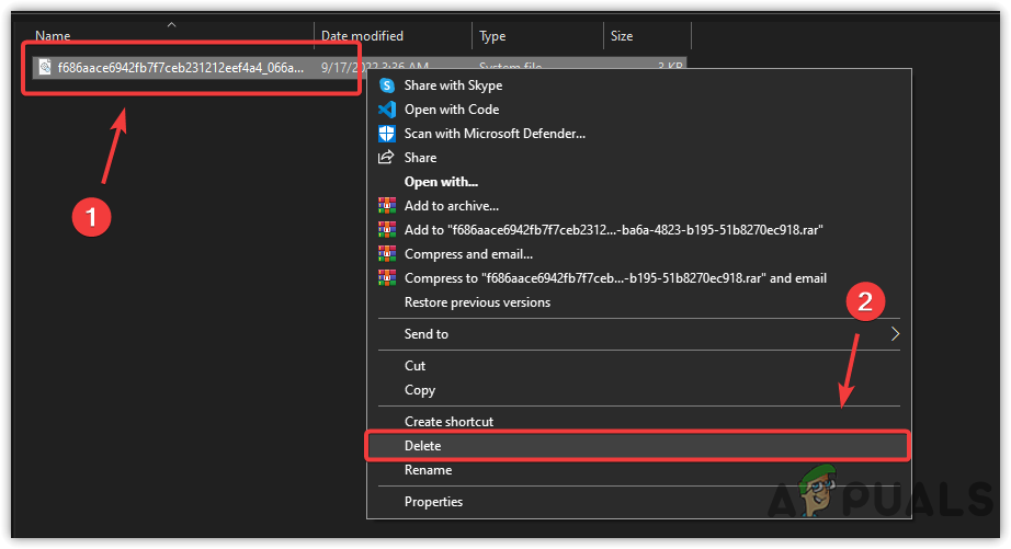 Deleting Machine Key File