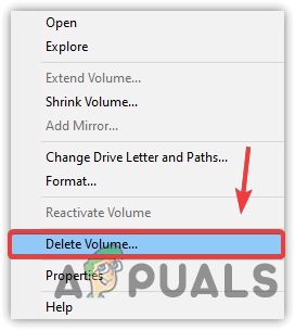 Deleting Volume