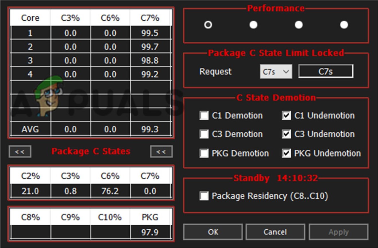 Disabling C State to Fix Event ID 56