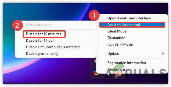 Disabling Third-Party Antivirus