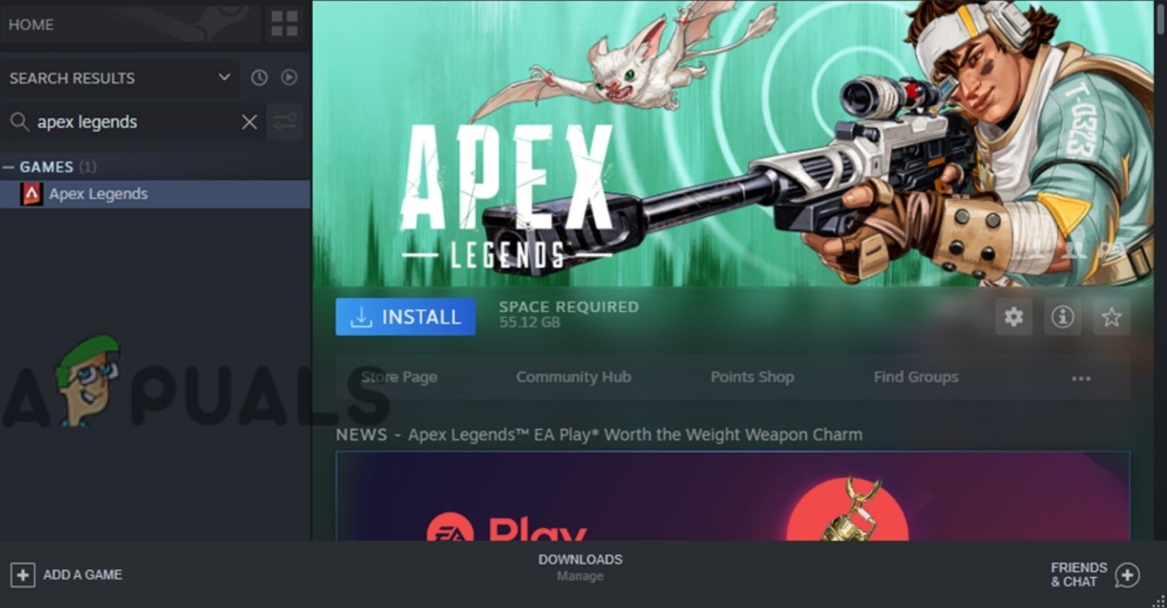 Uninstalling the Game Through Steam