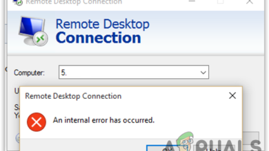 Fix- Remote Desktop Connection ‘An Internal Error has Occurred’