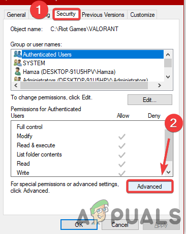 Open Advanced Settings