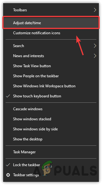 Navigate Date and Time Settings