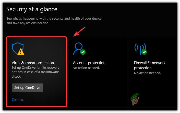 Navigating to Virus And Threat Protection