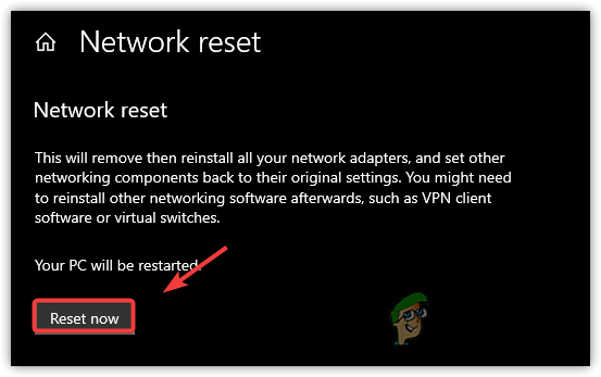 Resetting Network Settings