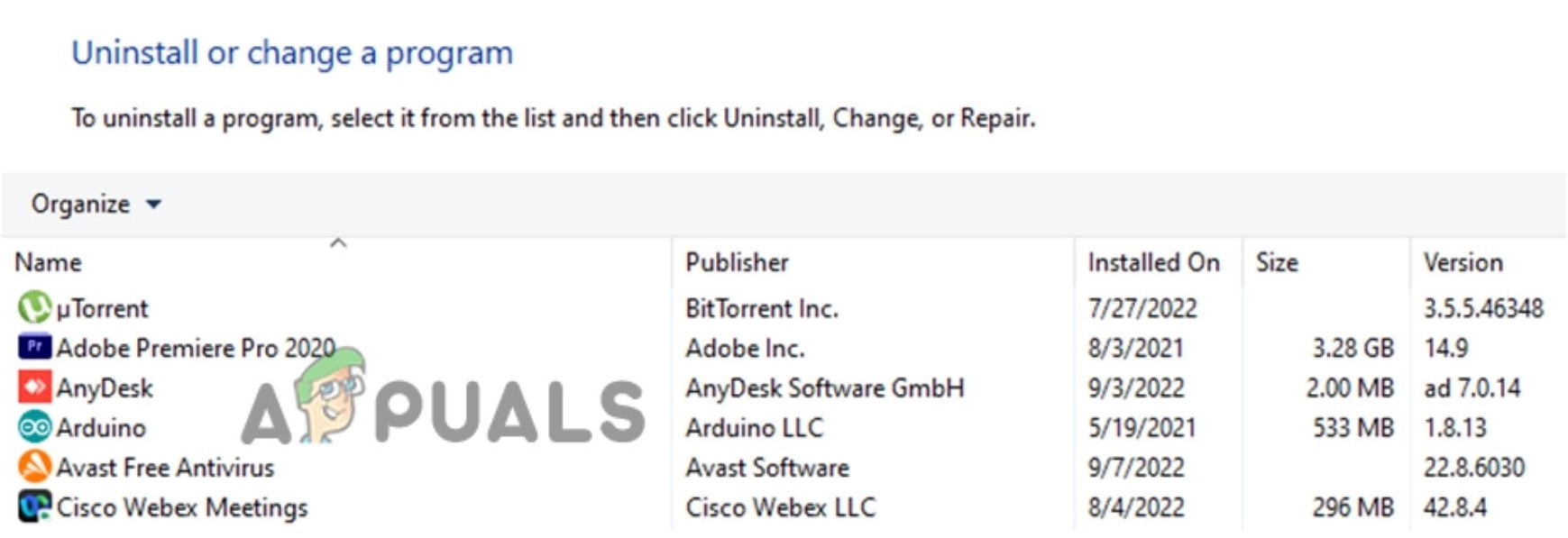 Uninstall Apex Legends