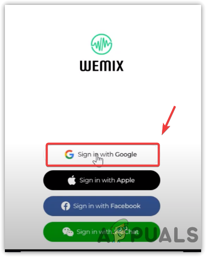 Sign in With Your Account