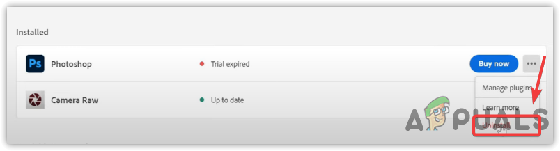 Uninstalling Adobe Photoshop