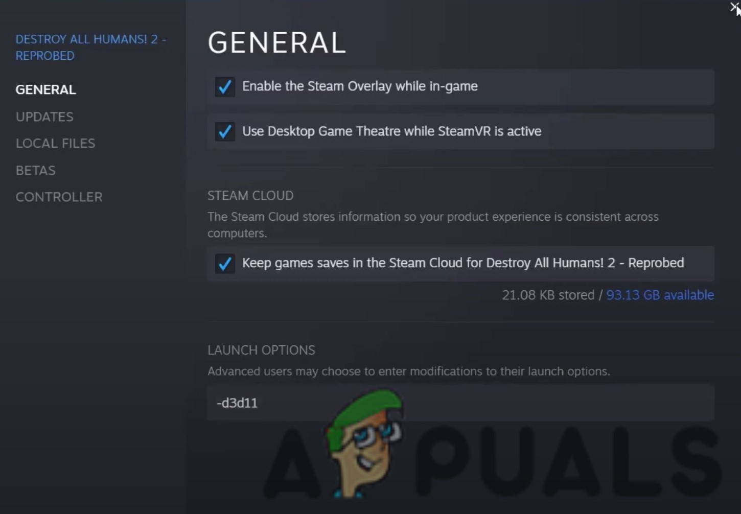 Fix the Error by Using -d3d11