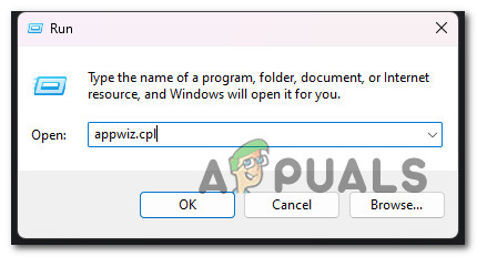 Open up the Programs and Features menu