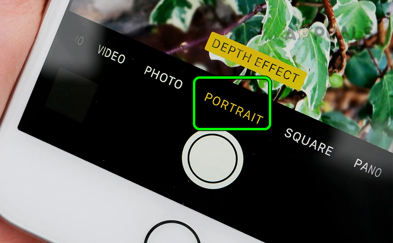 Change iPhone's Camera Mode to Portrait