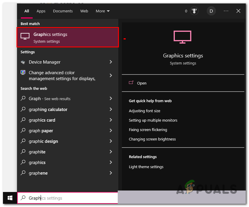 Running FIFA 23 on the dedicated graphics card 