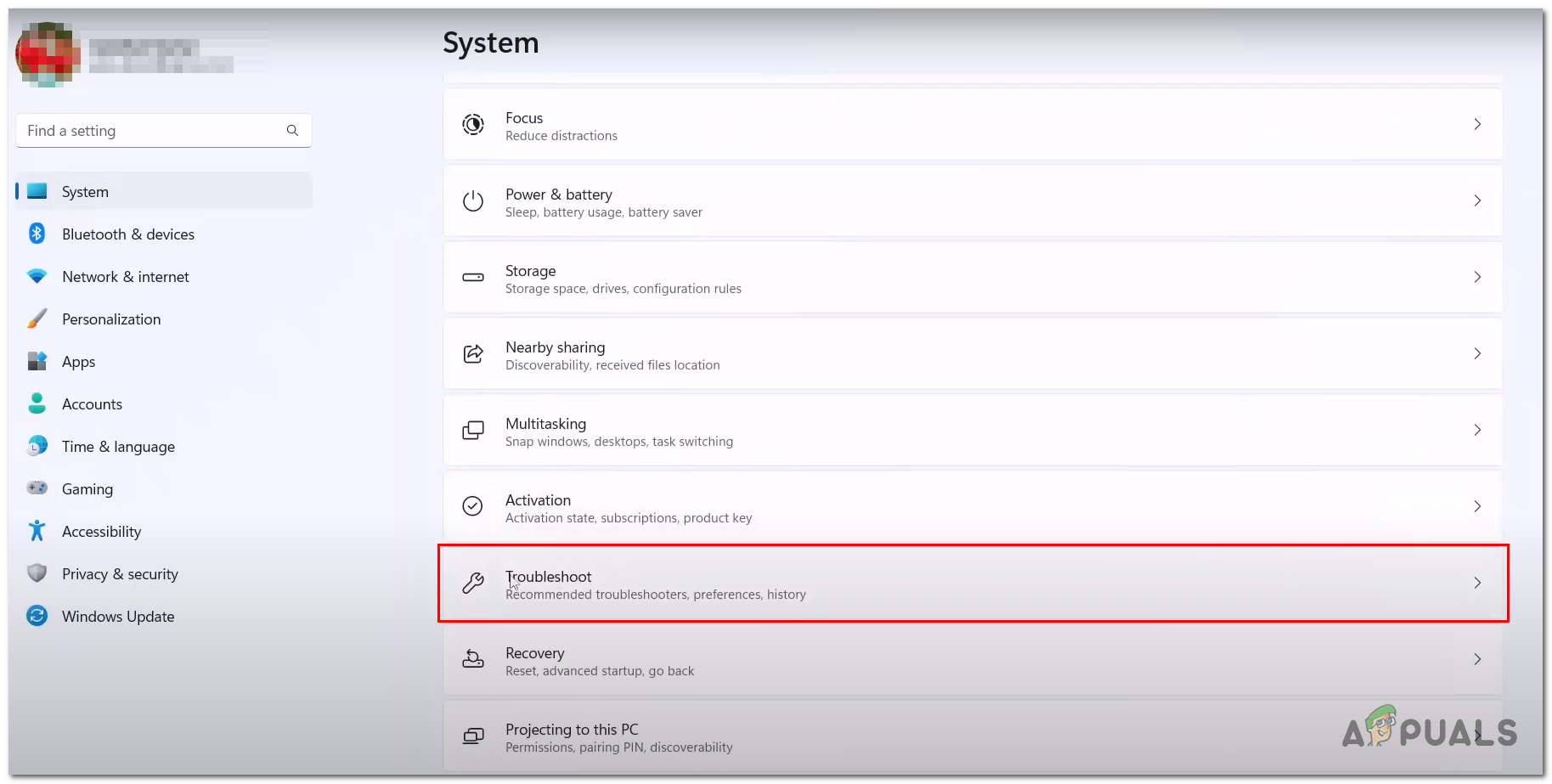Running the windows network troubleshotoer