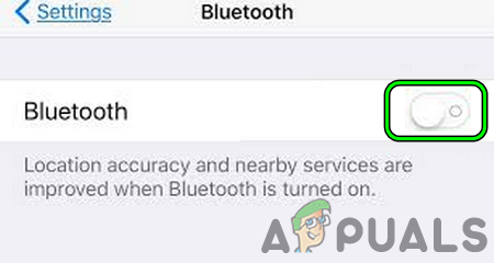 Disable Bluetooth of iPhone