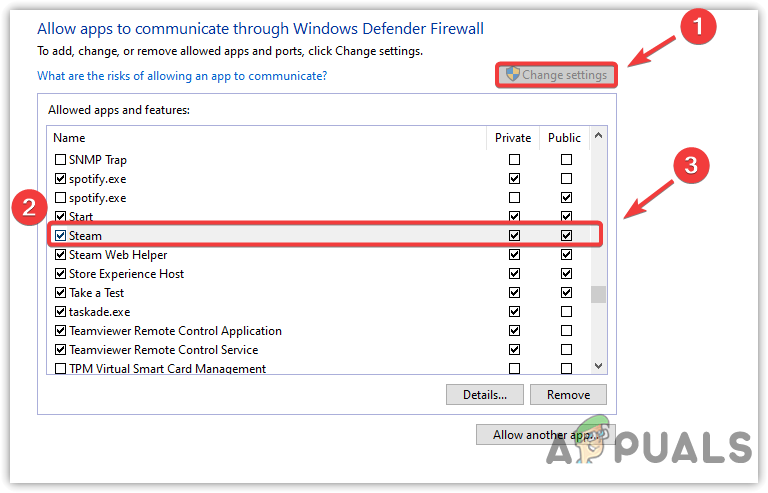 Allowing Steam From Firewall