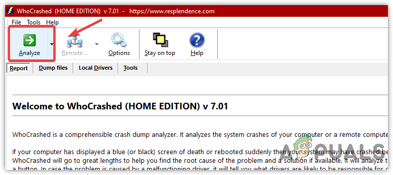 Analyzing Dump Files