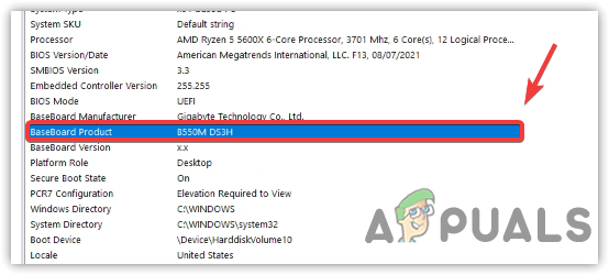 Checking Motherboard Model Number