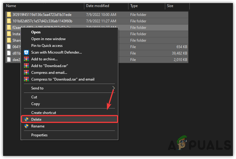 Removing Software Distribution Files