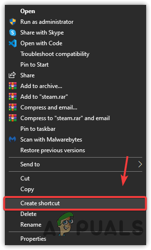 Creating Steam Shortcut