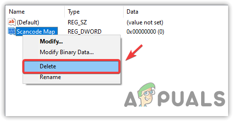 Deleting Scancode Map