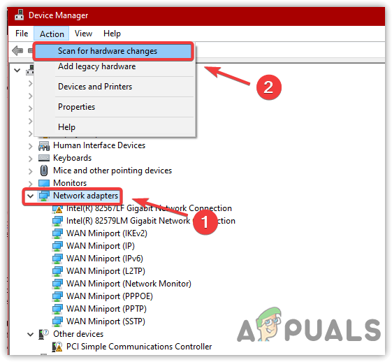 Enabling Network Adapters