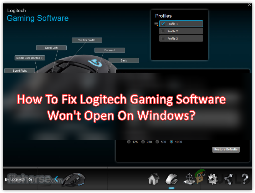 How To Fix Logitech Gaming Software Won't Open On Windows?