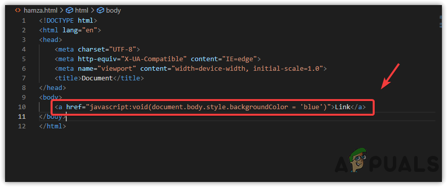 Implementing CSS In A Void Operator