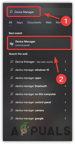 Launching Device Manager